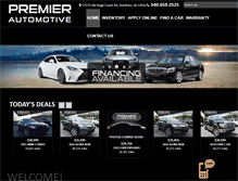 Tablet Screenshot of premierautova.com